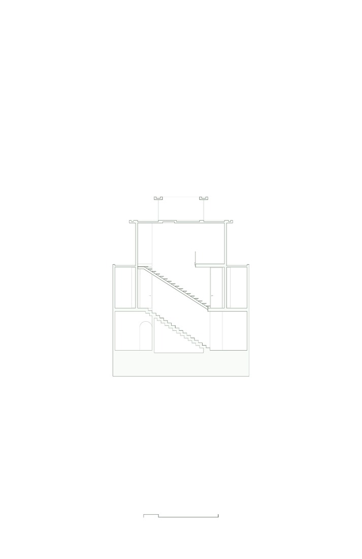 Sección. Casa Tlaloc por López González. 