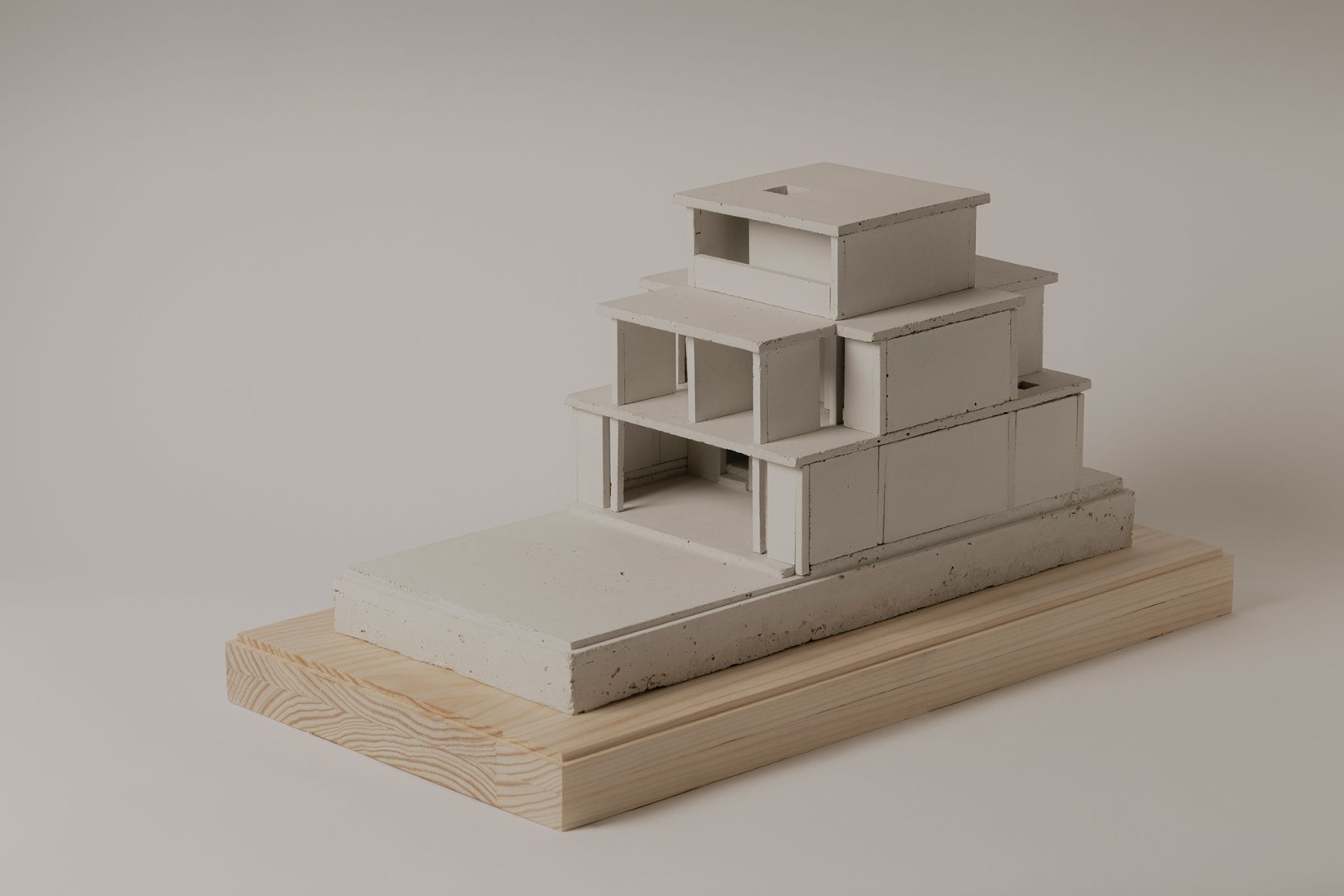 Maqueta. Casa Tlaloc por López González. Fotografía por Zaickz Moz.