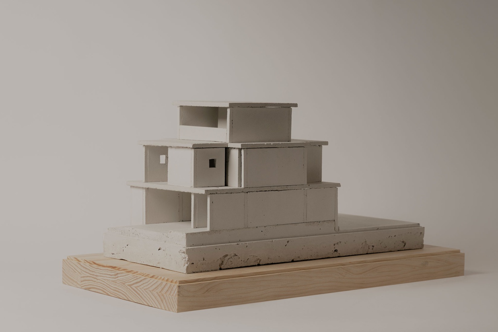 Maqueta. Casa Tlaloc por López González. Fotografía por Zaickz Moz.