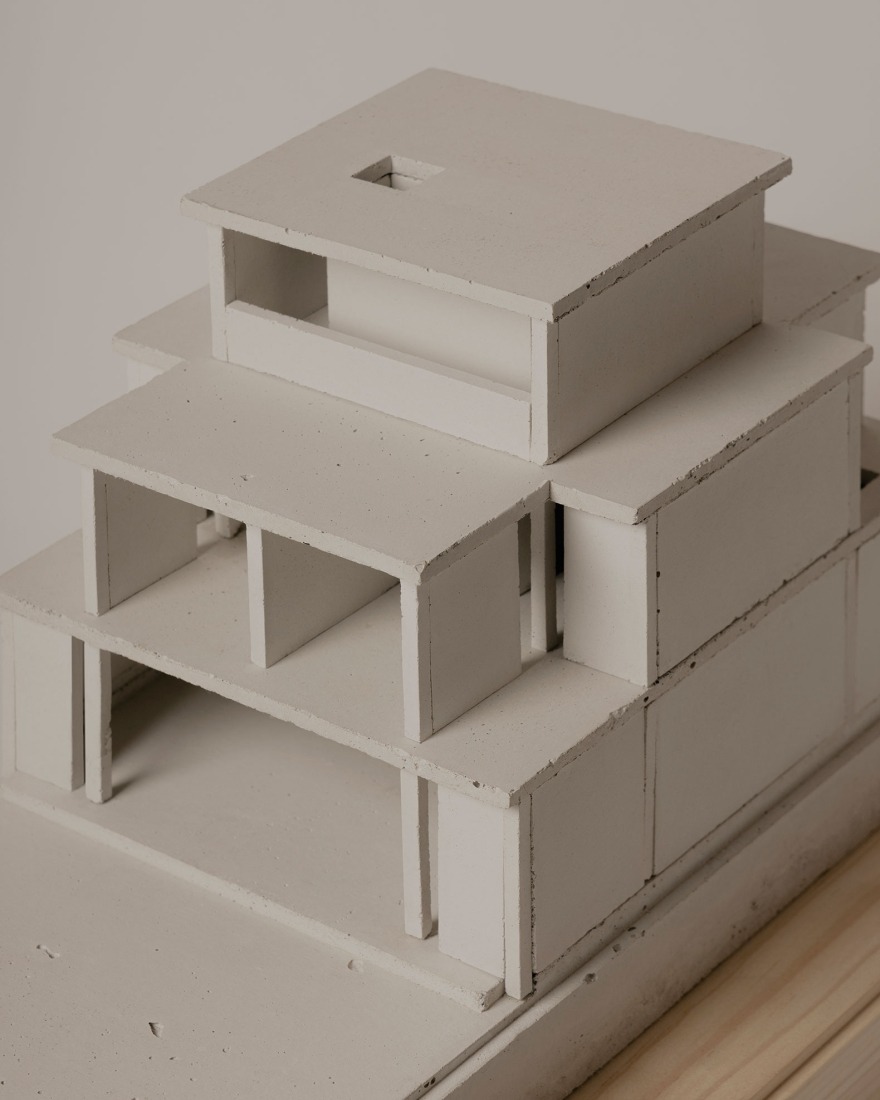 Maqueta. Casa Tlaloc por López González. Fotografía por Zaickz Moz.