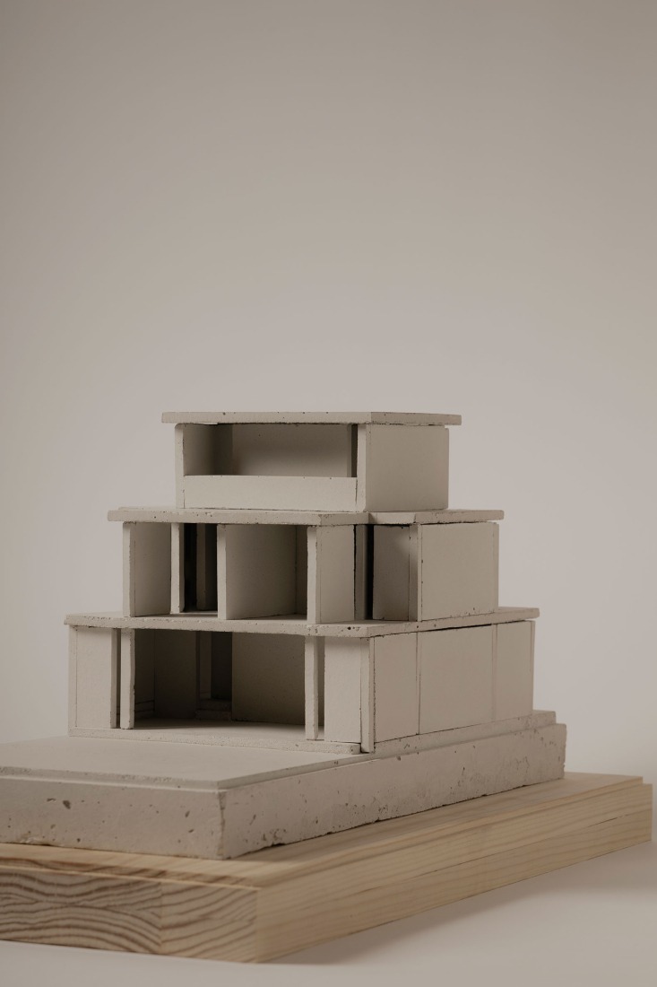 Maqueta. Casa Tlaloc por López González. Fotografía por Zaickz Moz.