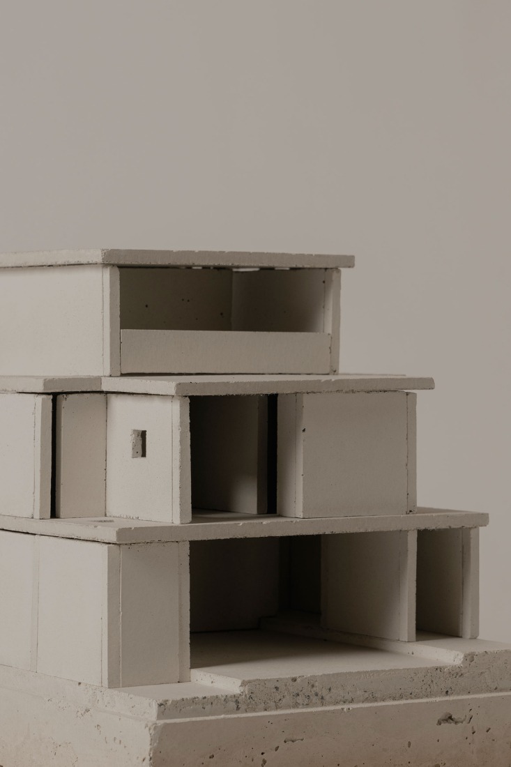 Maqueta. Casa Tlaloc por López González. Fotografía por Zaickz Moz.