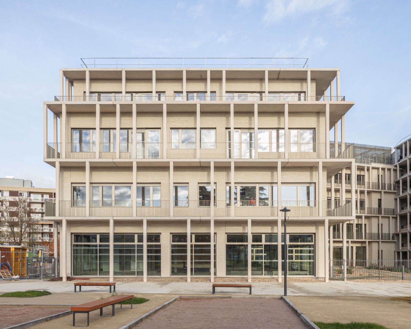 Eure Paramedical Training Institute (IFPE) by VIB architecture. Photograph by Cyrille Lallement.