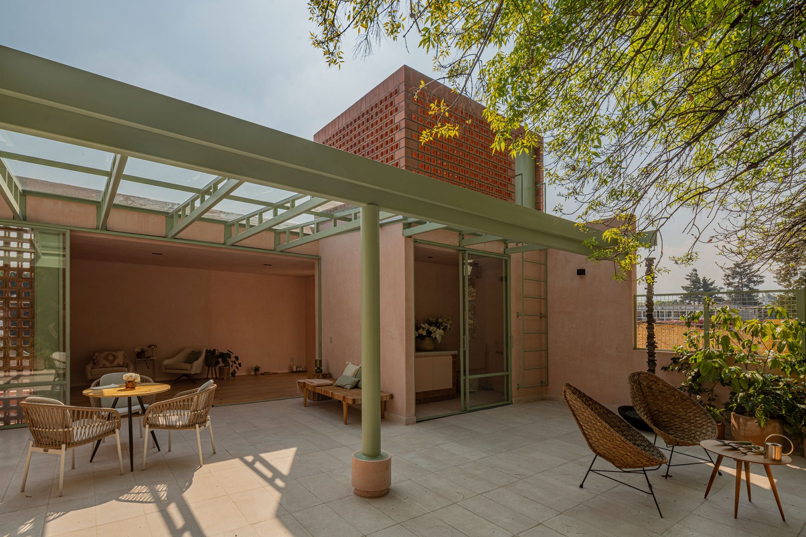 Xoltic House by AMASA Estudio. Photograph by Andrés Cedillo.