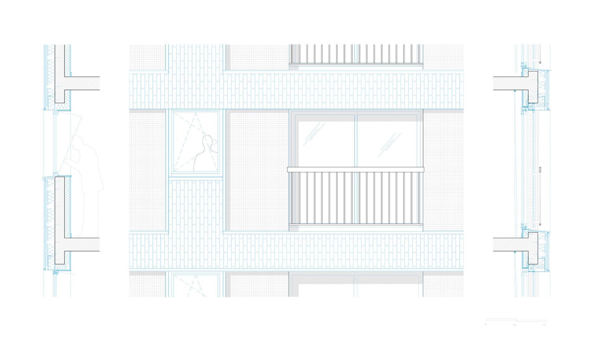 Carpentry constructive detail. Thermal rehabilitation of a 49-unit apartment building by graal. 
