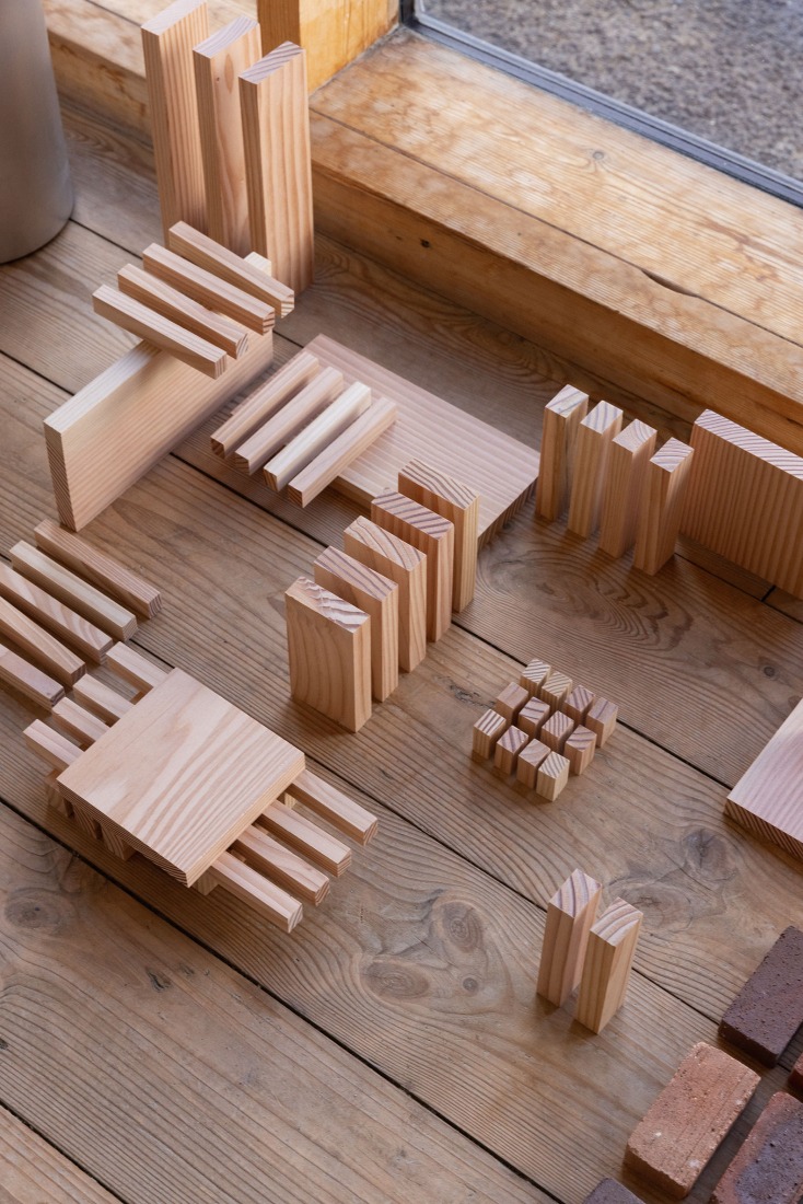 Earth | Tree by Kengo Kuma/KKAA. Installation view at Copenhagen Contemporary 2026. Photograph courtesy of Dinesen.