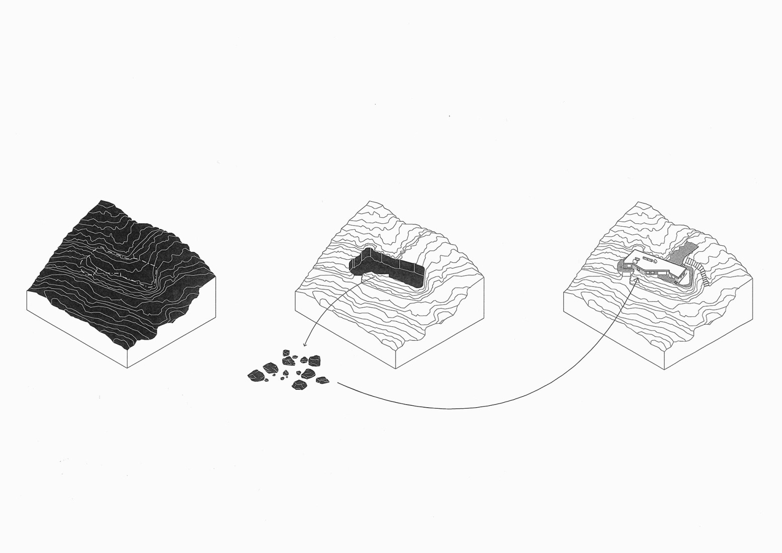 Diagram. Balma Murada house by Mesura.