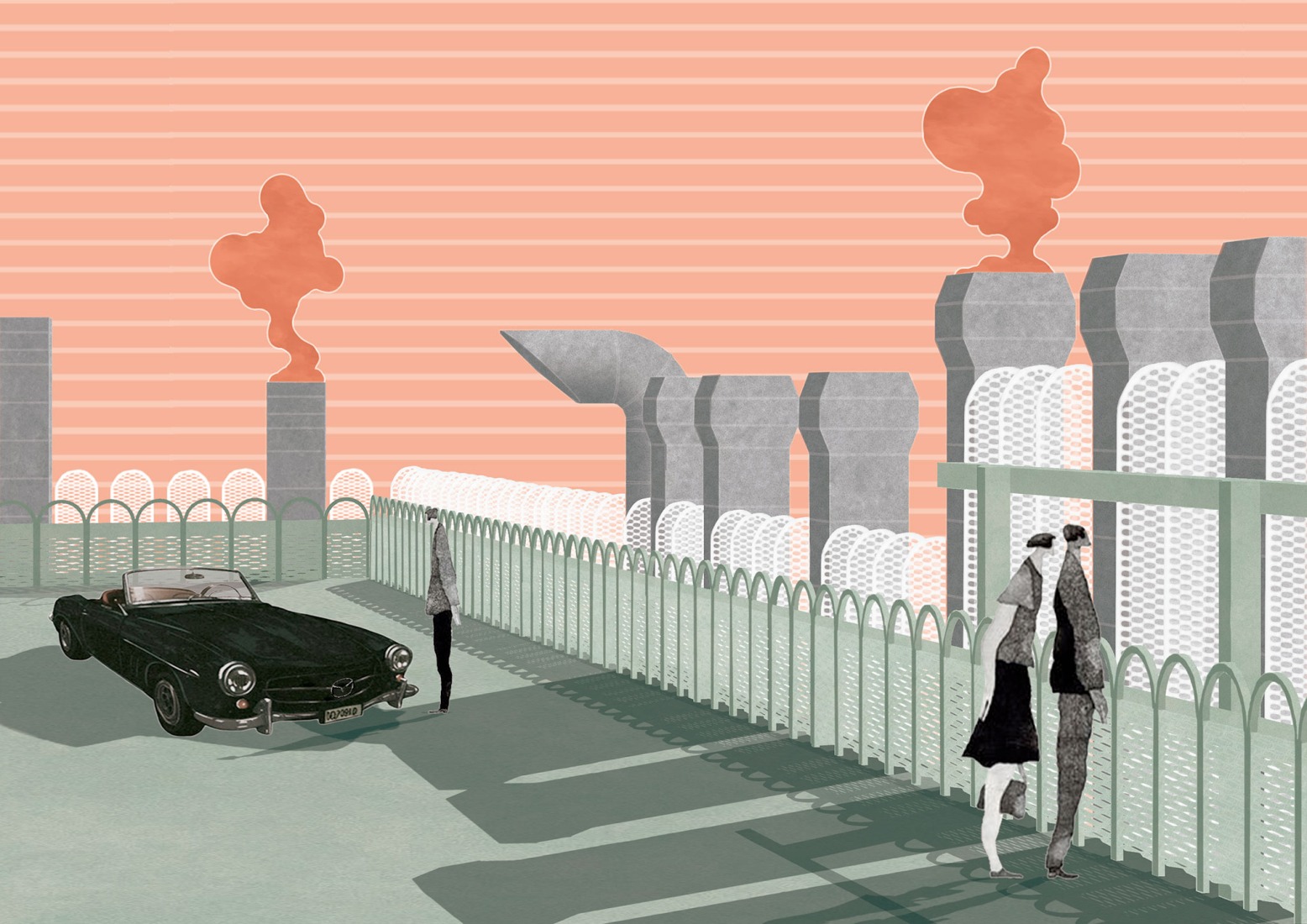 Ilustración. «Leganés Auto Center» por OOIIO Arquitectura.