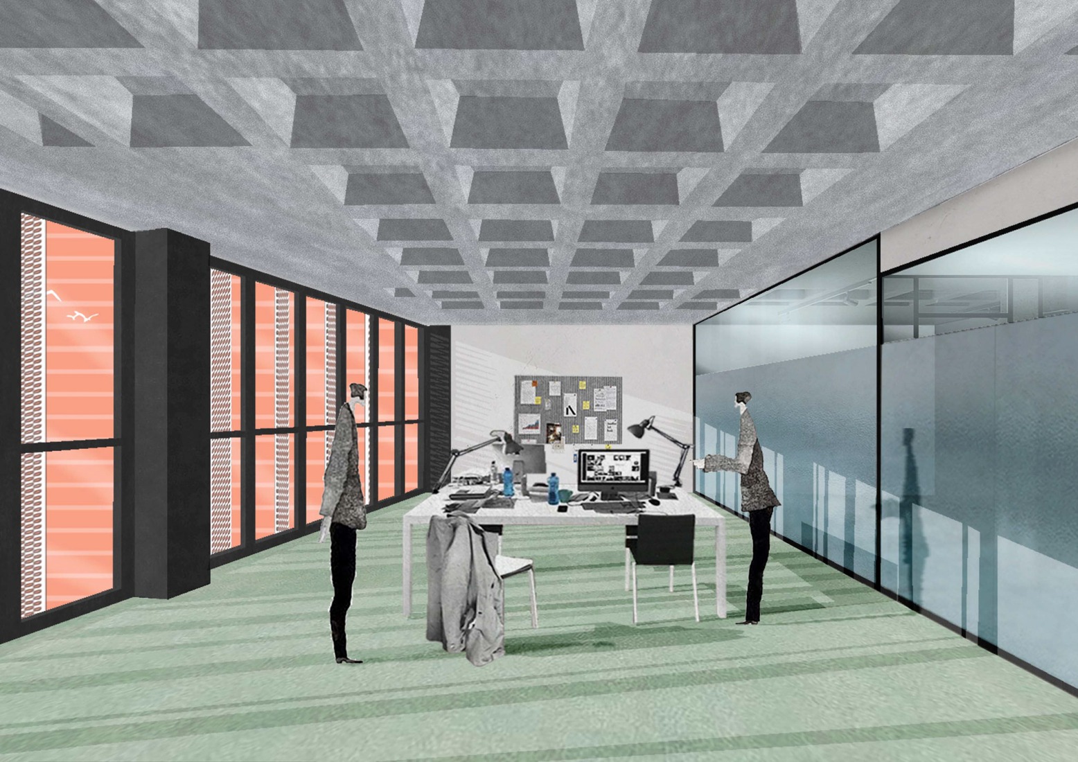 Ilustración. «Leganés Auto Center» por OOIIO Arquitectura.