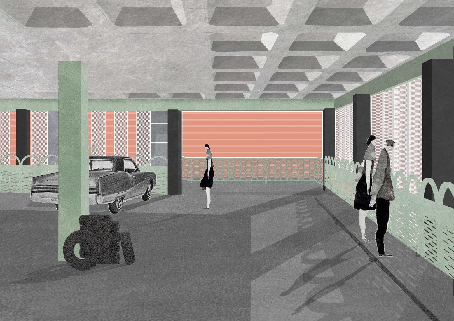 Ilustración. «Leganés Auto Center» por OOIIO Arquitectura.