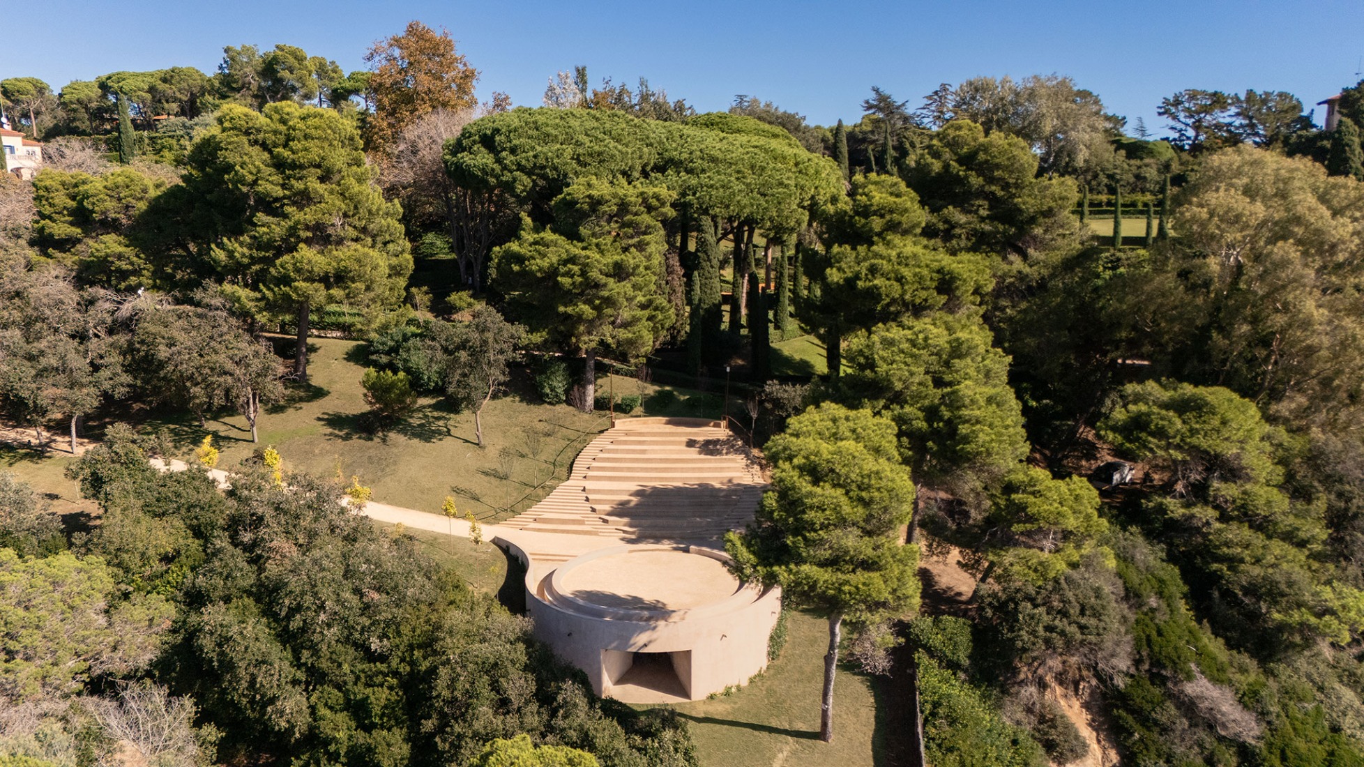 Theater in the Gardens of Santa Clotilde by Scob. Photograph by Judith Casas. 