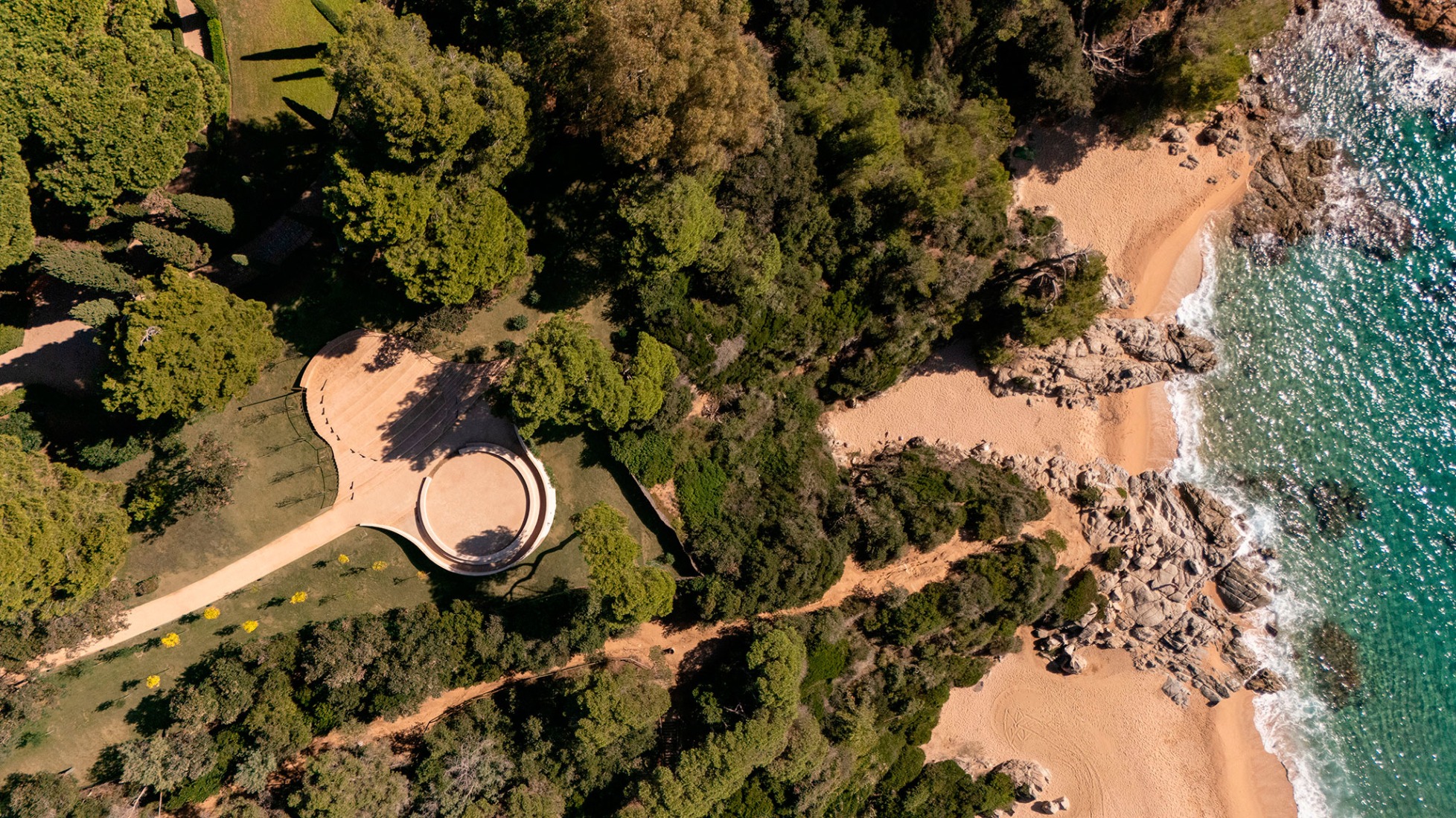 Theater in the Gardens of Santa Clotilde by Scob. Photograph by Judith Casas. 