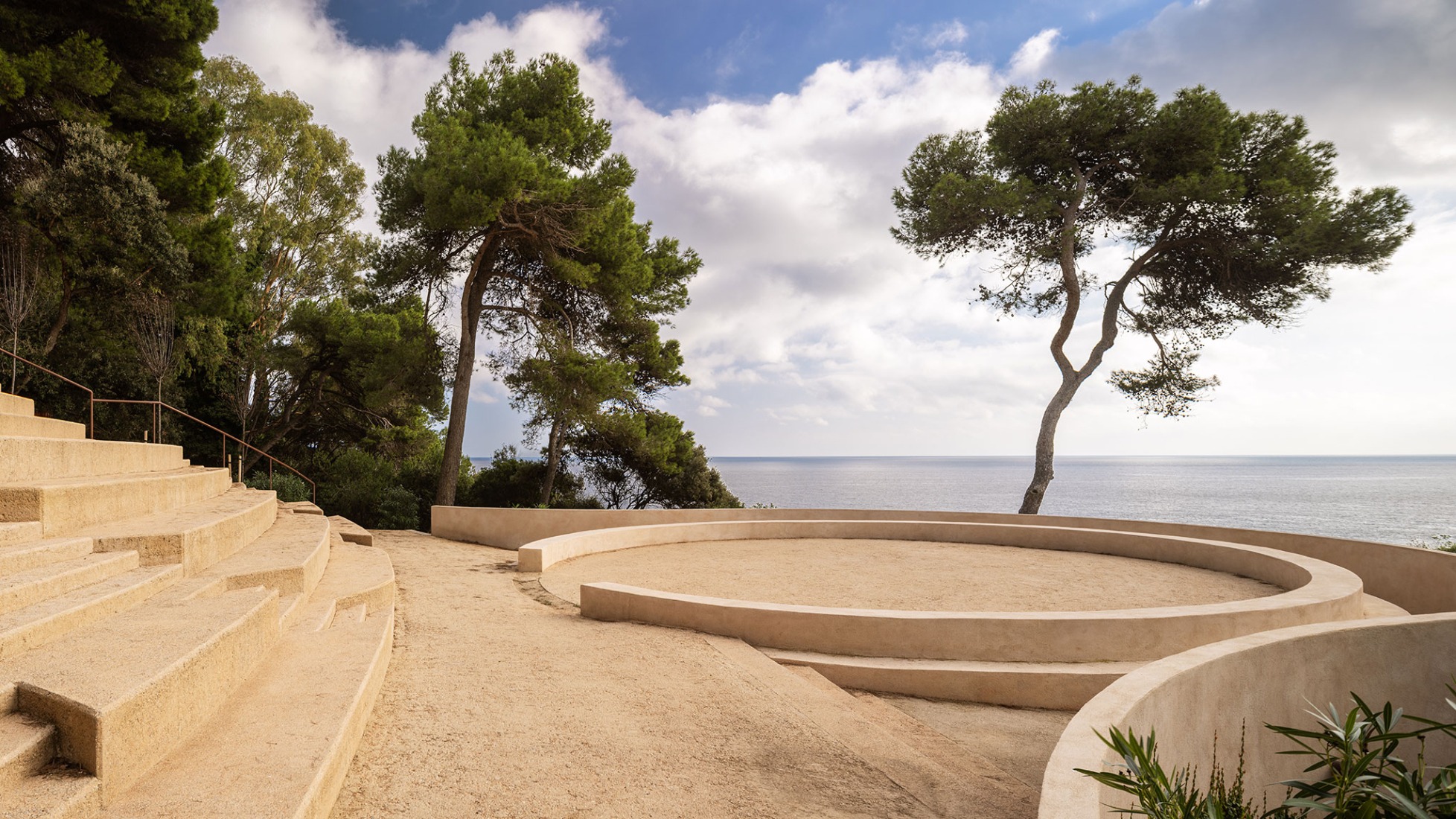 Theater in the Gardens of Santa Clotilde by Scob. Photograph by Judith Casas. 