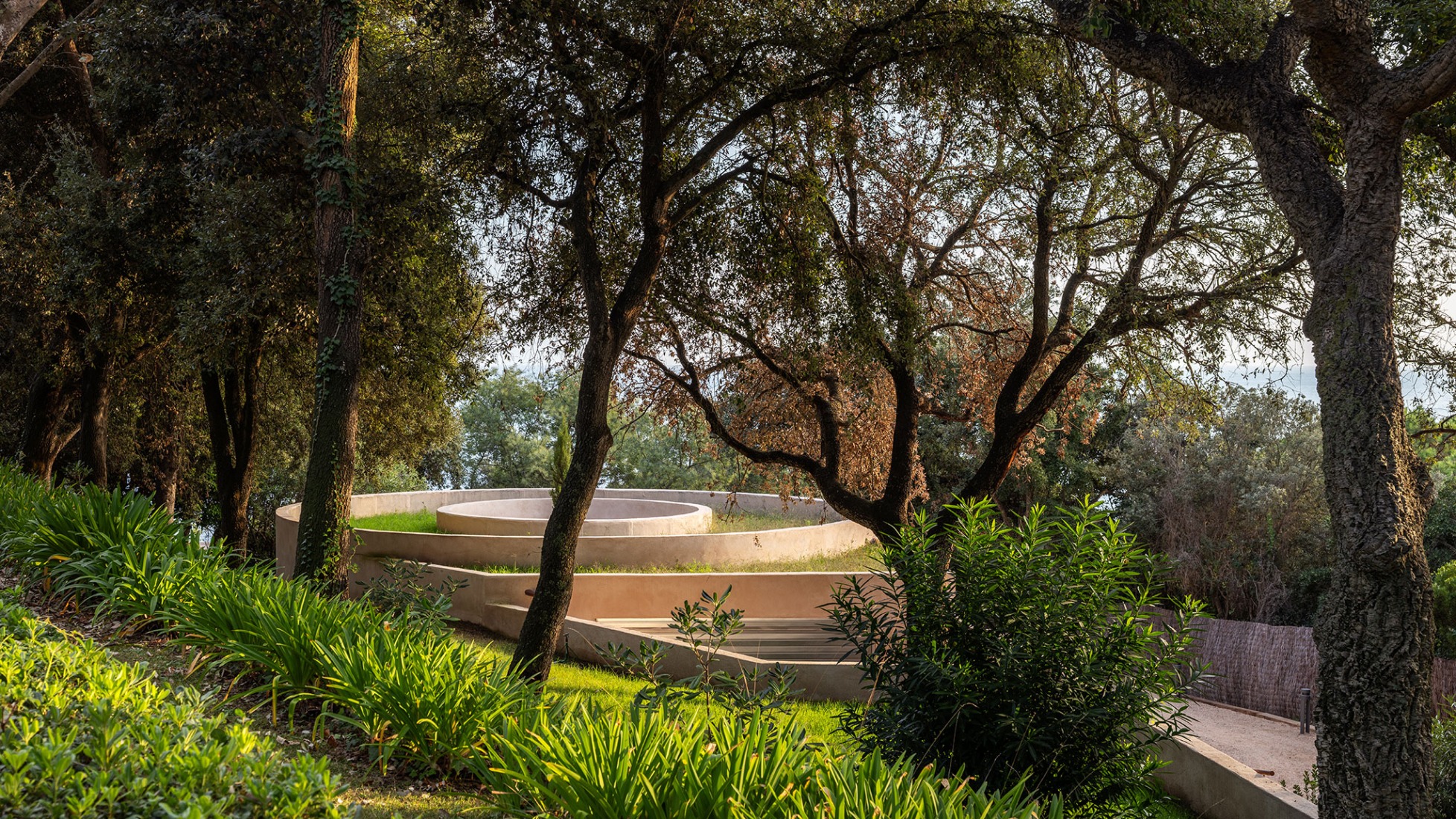 Theater in the Gardens of Santa Clotilde by Scob. Photograph by Judith Casas. 