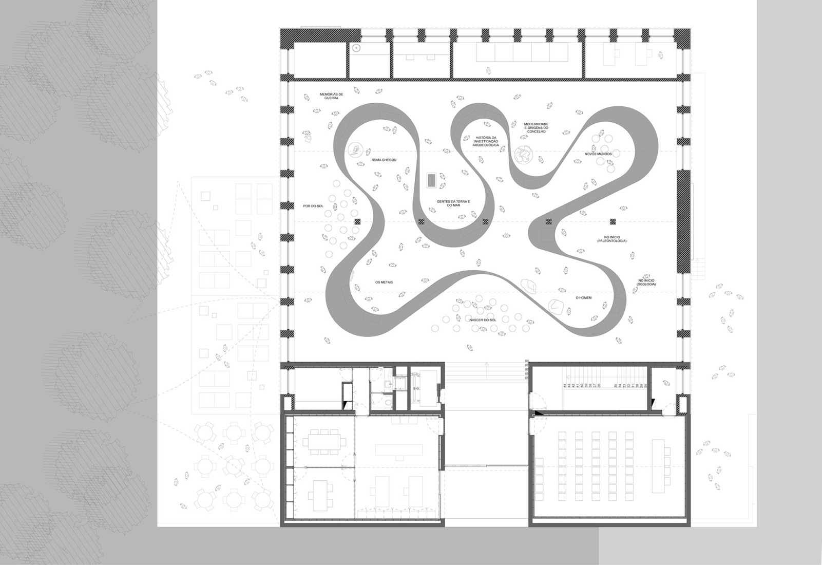 Floor plan -3. Vila do Bispo Museum by spaceworkers.