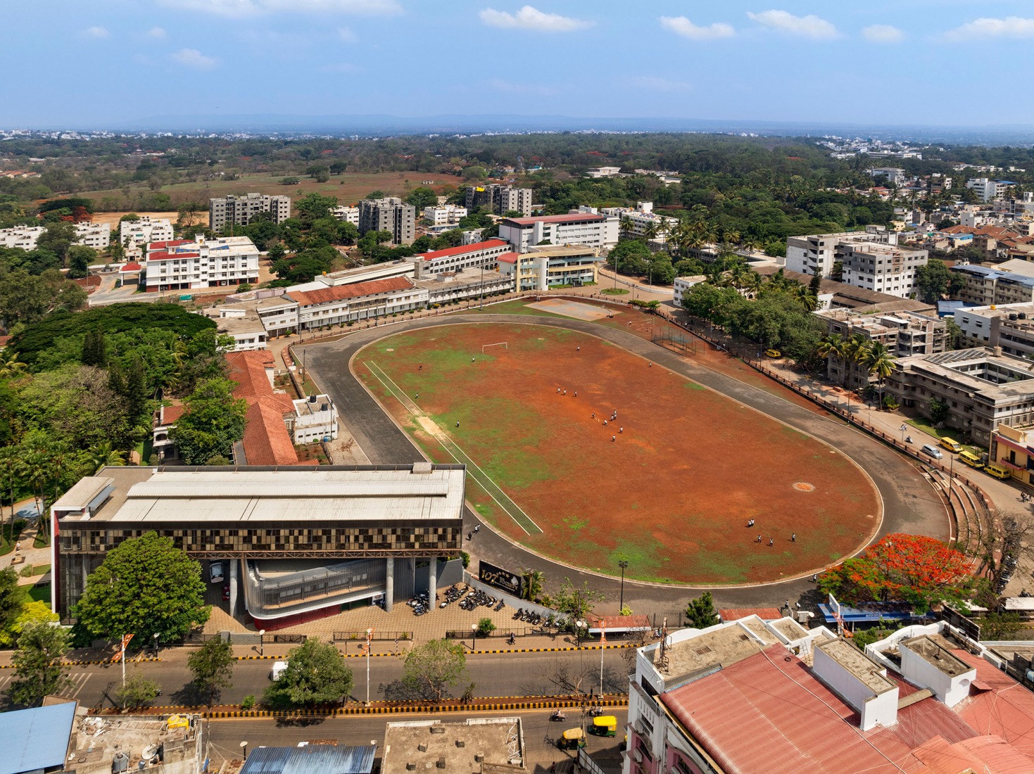 "Hoverspace" Extension to the KLE Society Head Office by Thirdspace. Photograph by Andre J Fanthome.