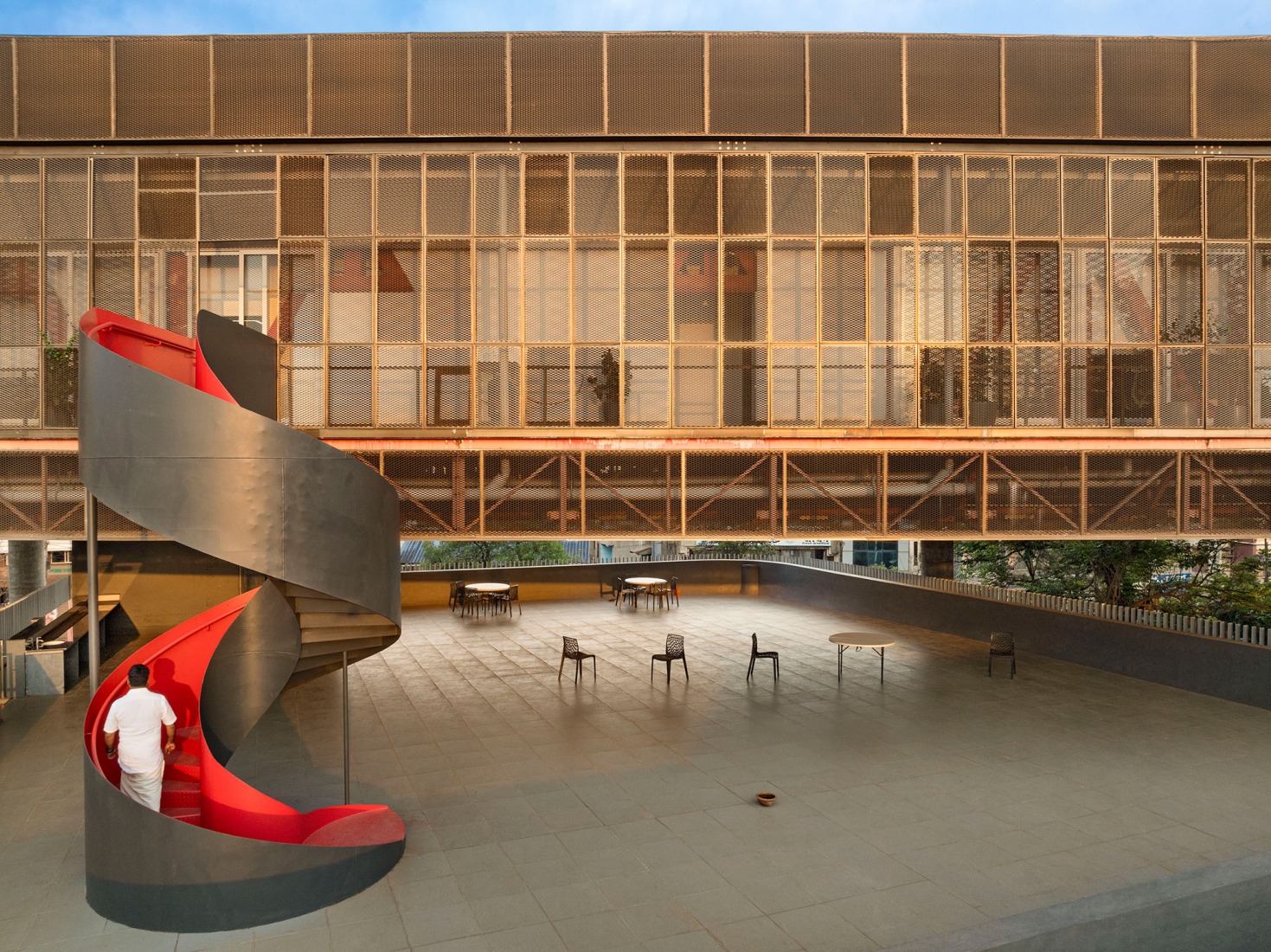 "Hoverspace" Extension to the KLE Society Head Office by Thirdspace. Photograph by Andre J Fanthome.