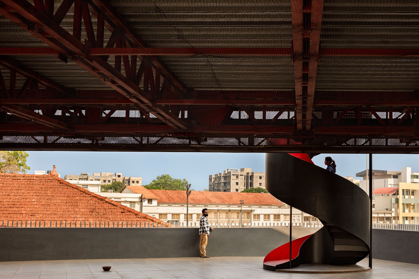"Hoverspace" Extension to the KLE Society Head Office by Thirdspace. Photograph by Andre J Fanthome.