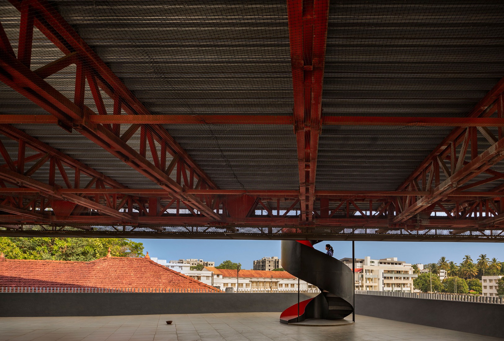 "Hoverspace" Extension to the KLE Society Head Office by Thirdspace. Photograph by Andre J Fanthome.