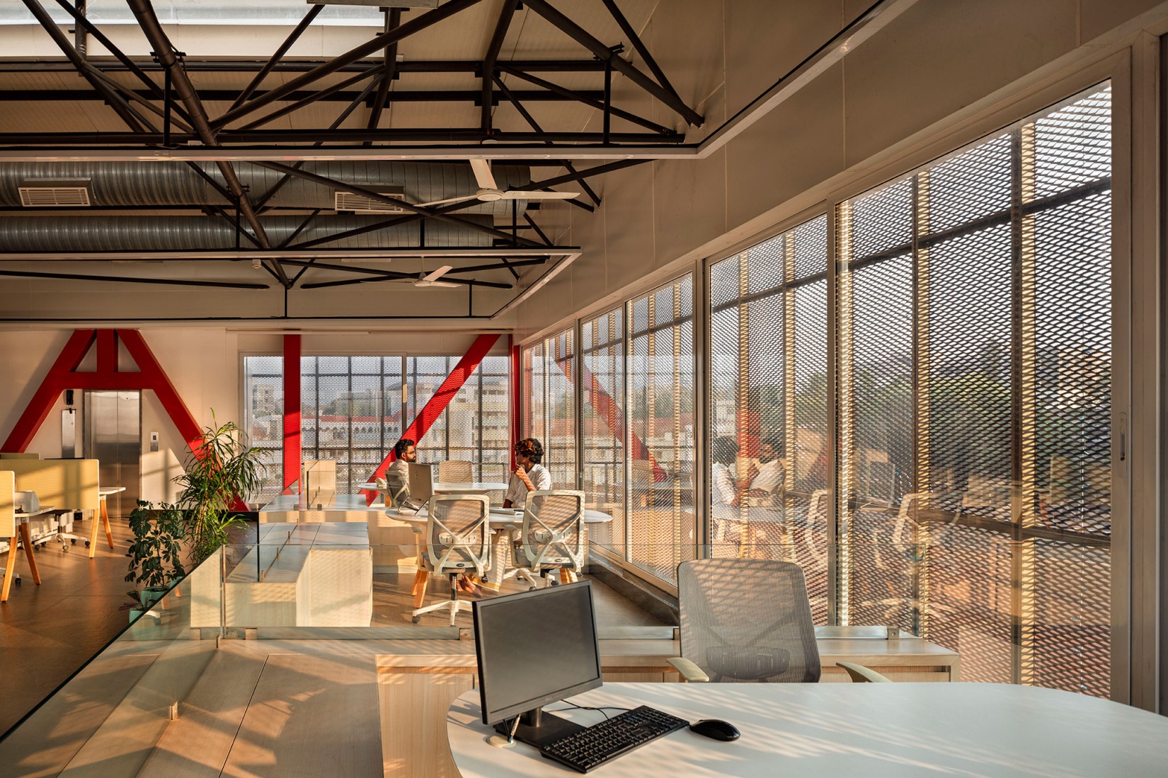 "Hoverspace" Extension to the KLE Society Head Office by Thirdspace. Photograph by Andre J Fanthome.