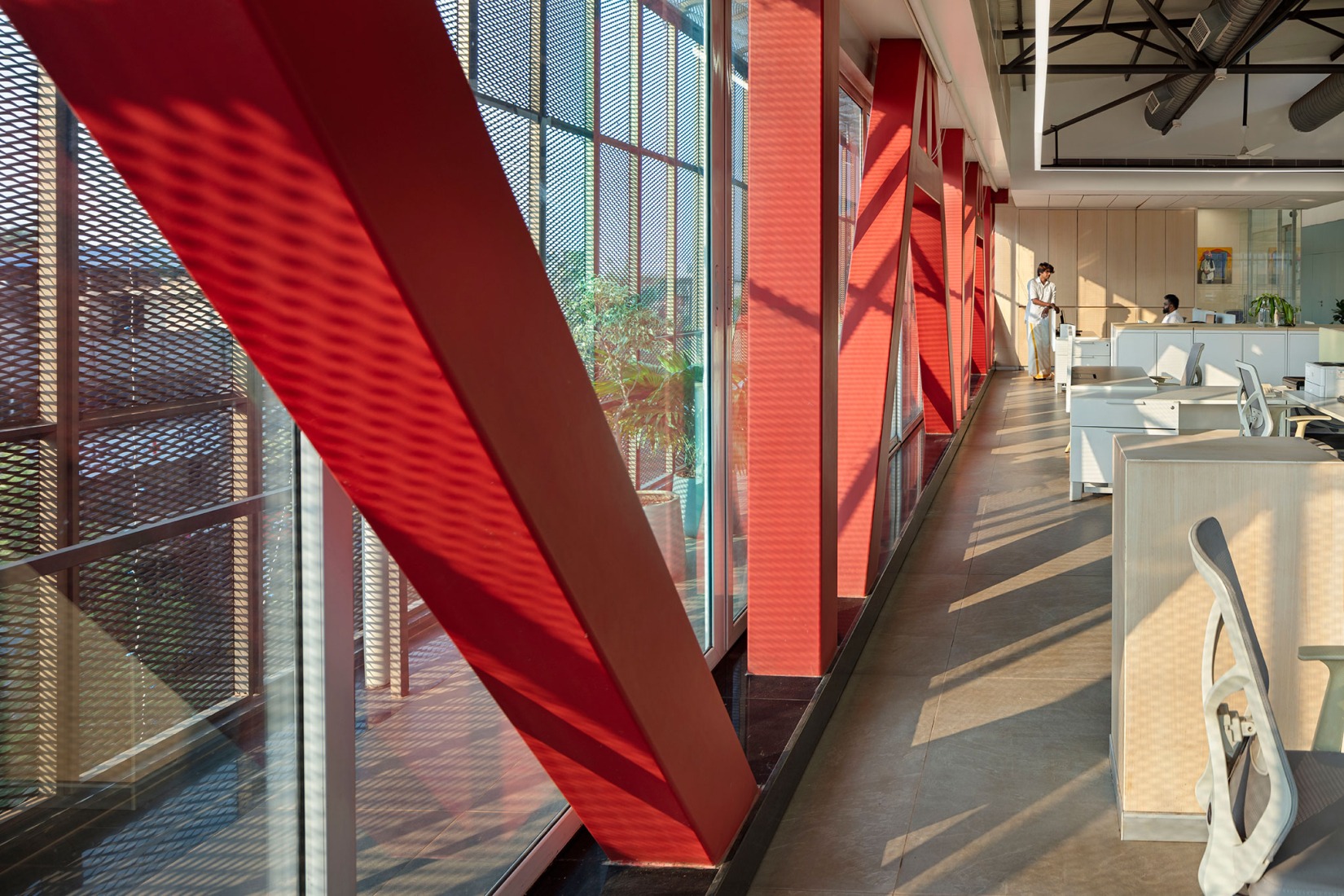 "Hoverspace" Extension to the KLE Society Head Office by Thirdspace. Photograph by Andre J Fanthome.