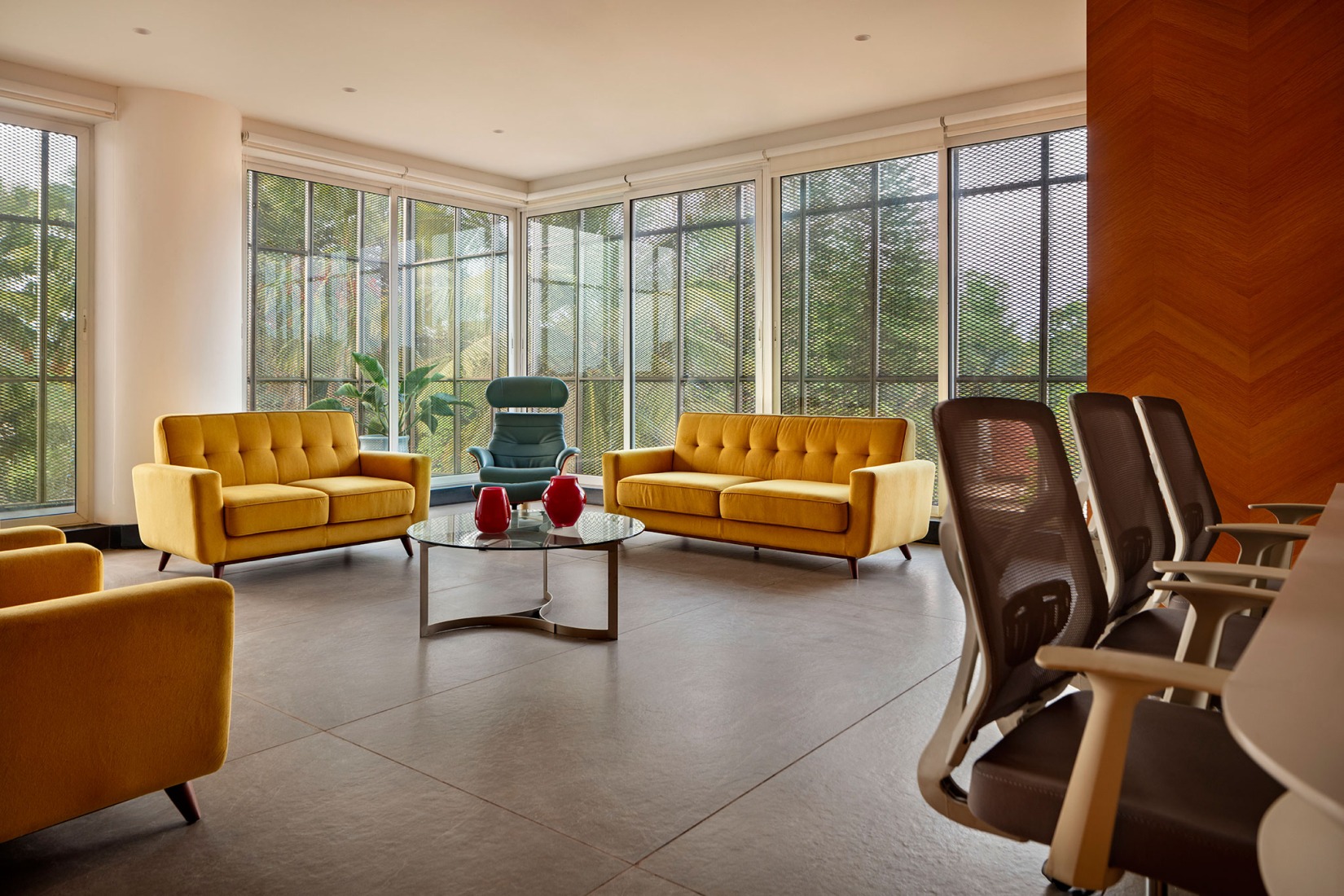 "Hoverspace" Extension to the KLE Society Head Office by Thirdspace. Photograph by Andre J Fanthome.