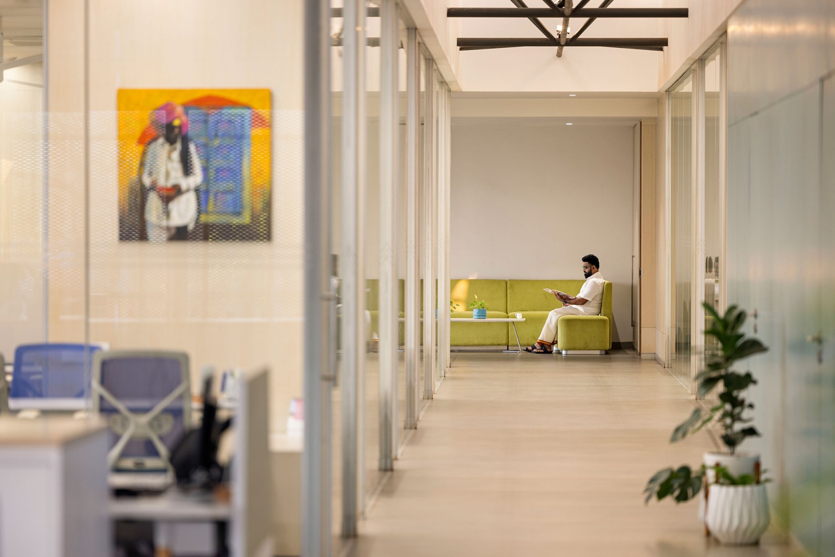 "Hoverspace" Extension to the KLE Society Head Office by Thirdspace. Photograph by Andre J Fanthome.