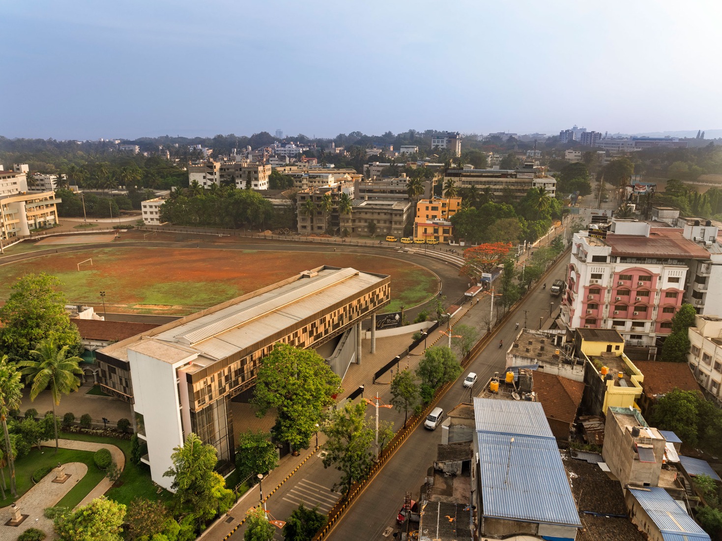 "Hoverspace" Extension to the KLE Society Head Office by Thirdspace. Photograph by Andre J Fanthome.