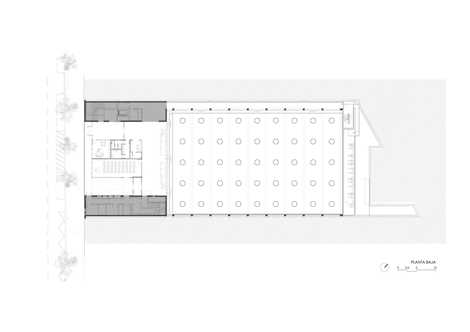 Ground floor plan. CEM Espronceda by BB Arquitectes + conxita balcells.