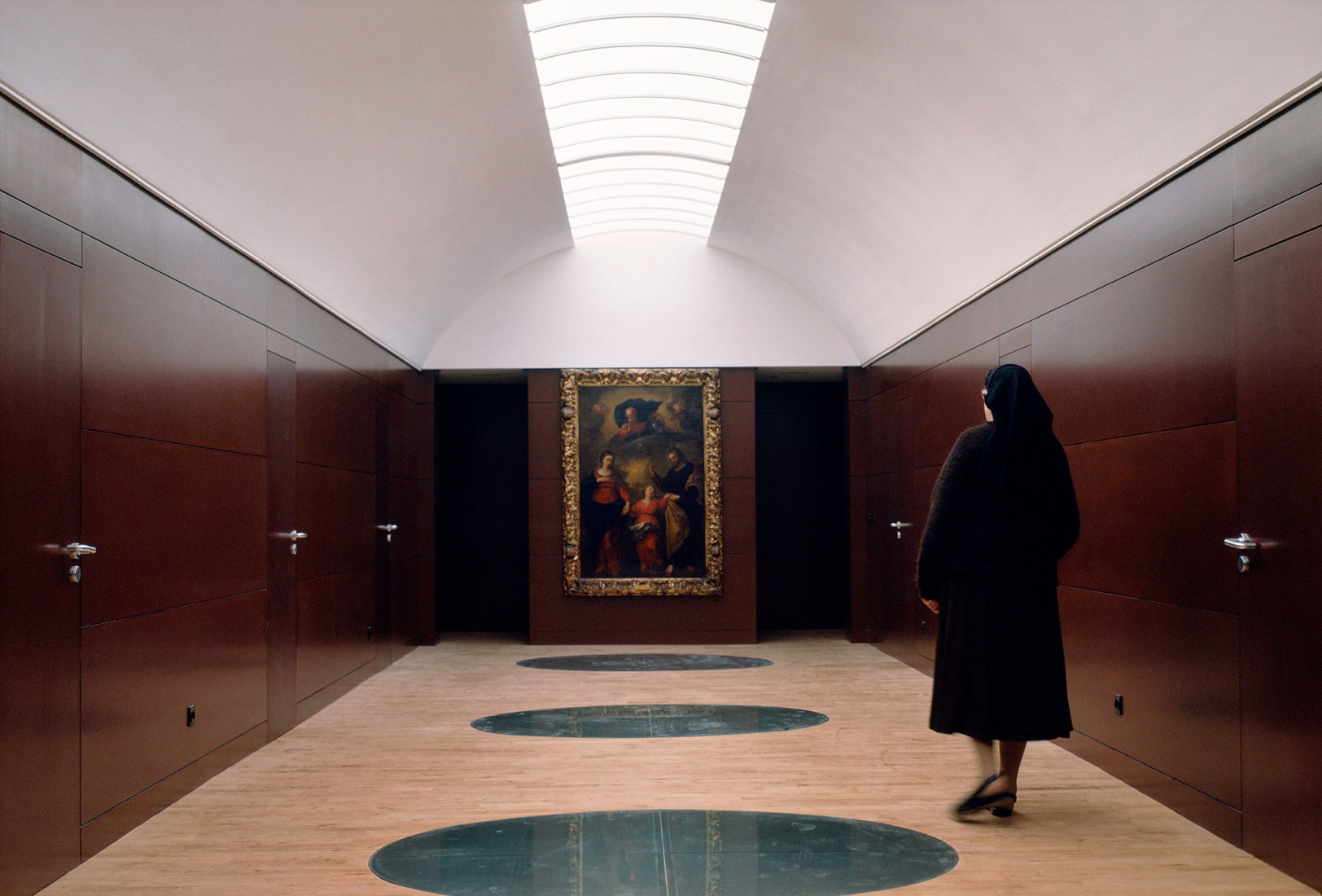 Convent of Saint Teresa in San Sebastián (Spain) by José Ignacio Linazasoro (1984-1991). Photograph by Cesar San Millán.