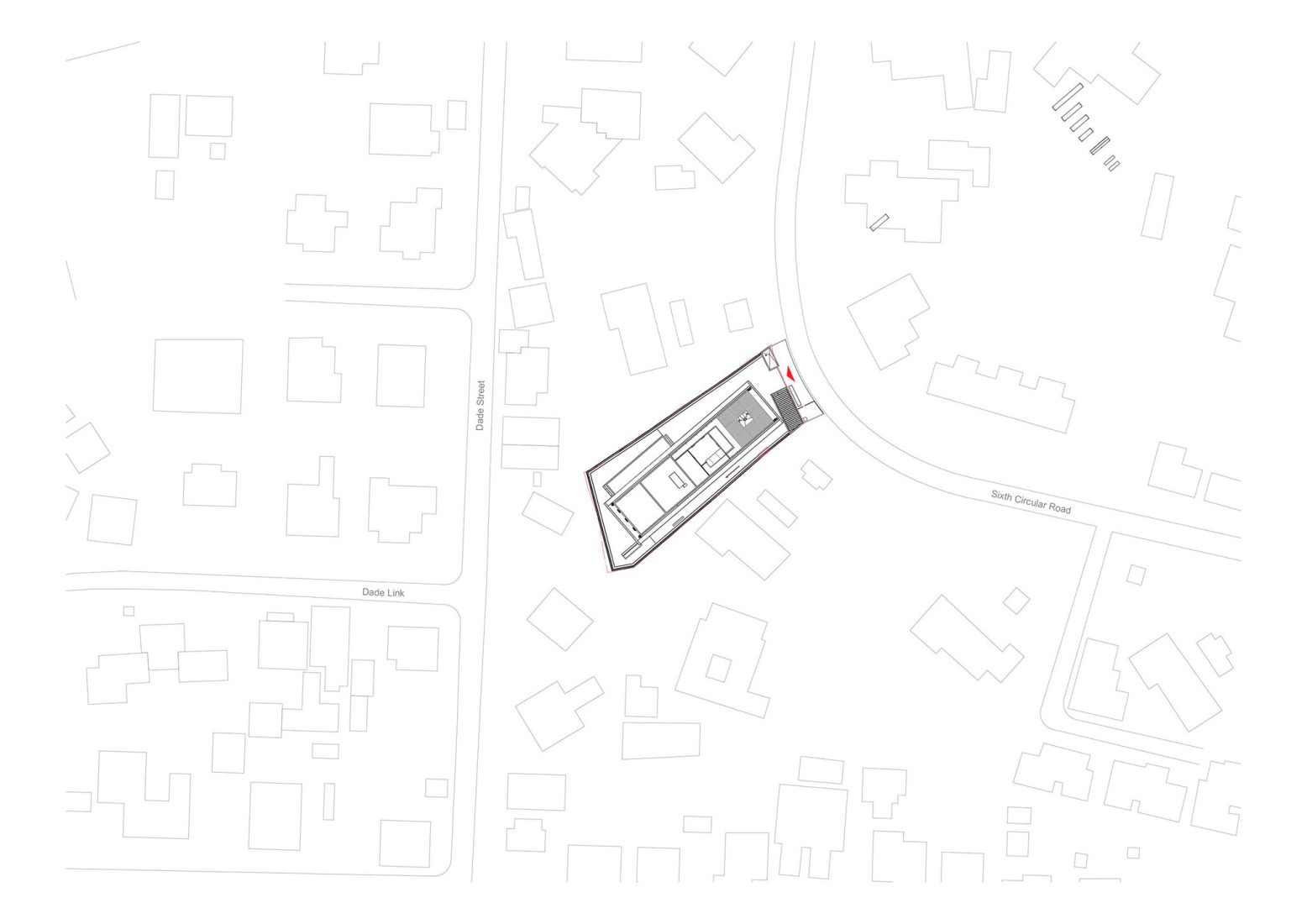 Site plan. Adjaye Associates Studio by Adjaye Associates.