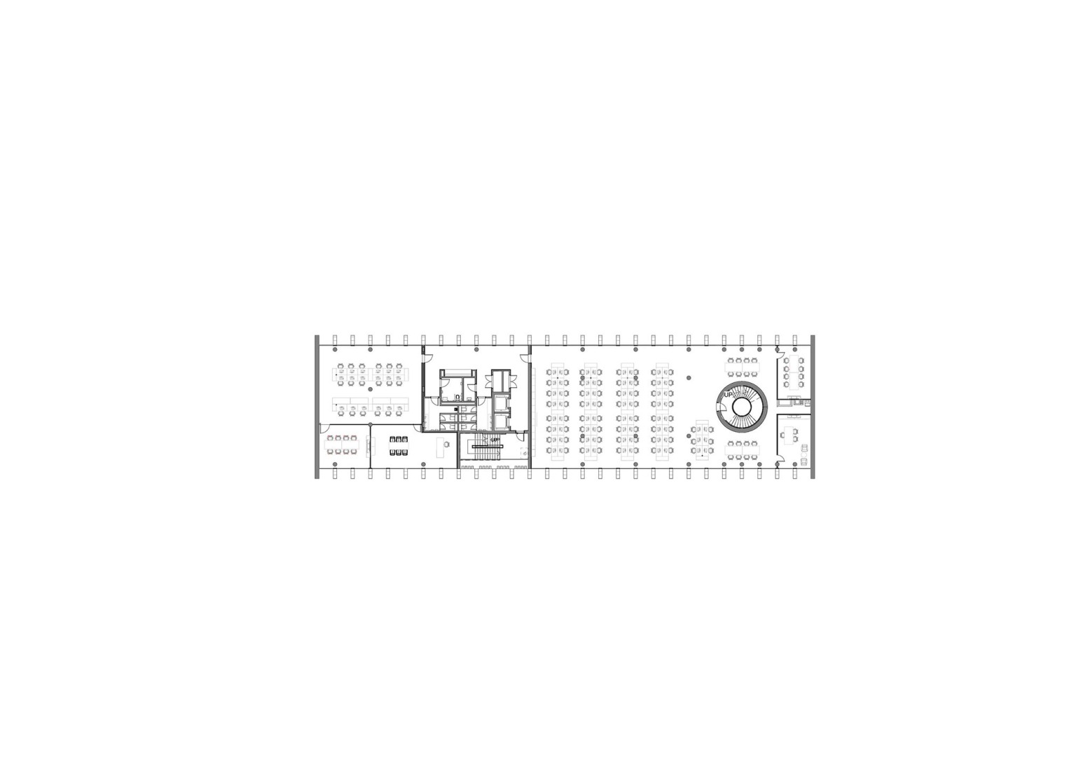 Second floor plan. Adjaye Associates Studio by Adjaye Associates.