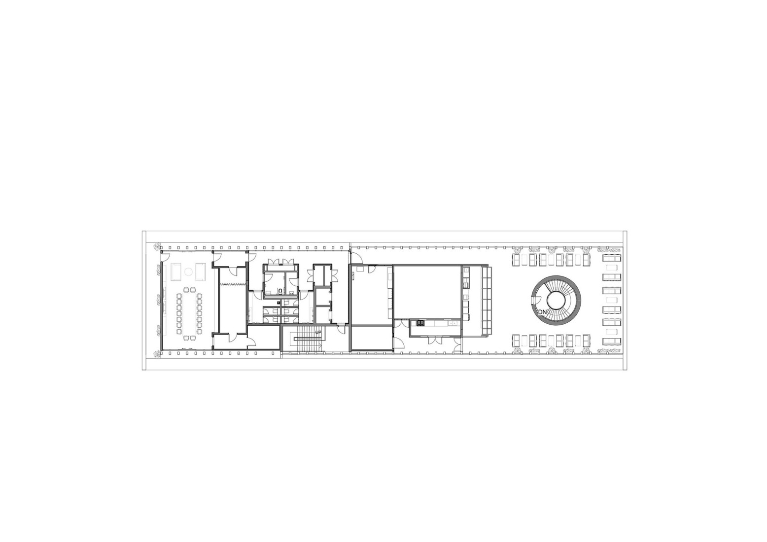 Third floor plan. Adjaye Associates Studio by Adjaye Associates.