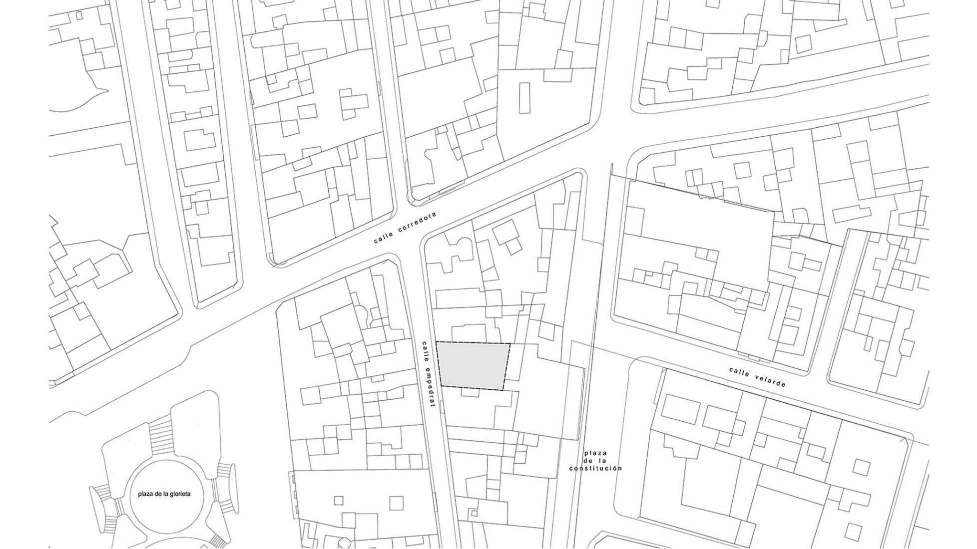 Plano de situación. Restauración y reforma interior de un edificio histórico para oficinas por ARN / Arquitectos.