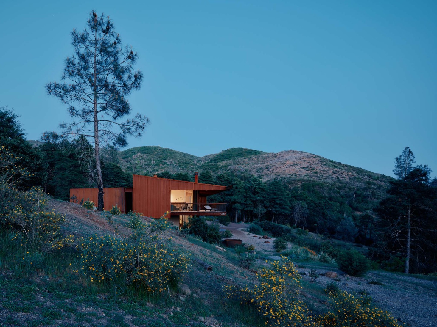 «Pine Flat» por Faulkner Architects. Fotografía por Joe Fletcher. 