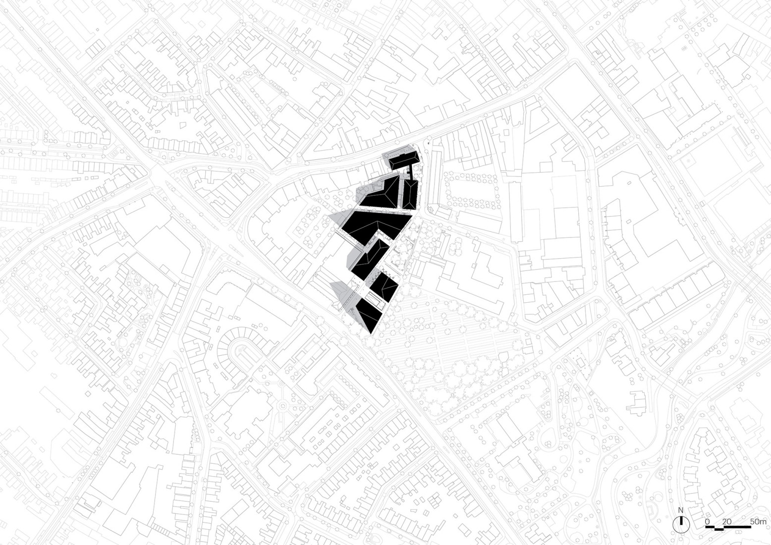 Plano de situación. «Nieuw Bergen» por MVRDV.