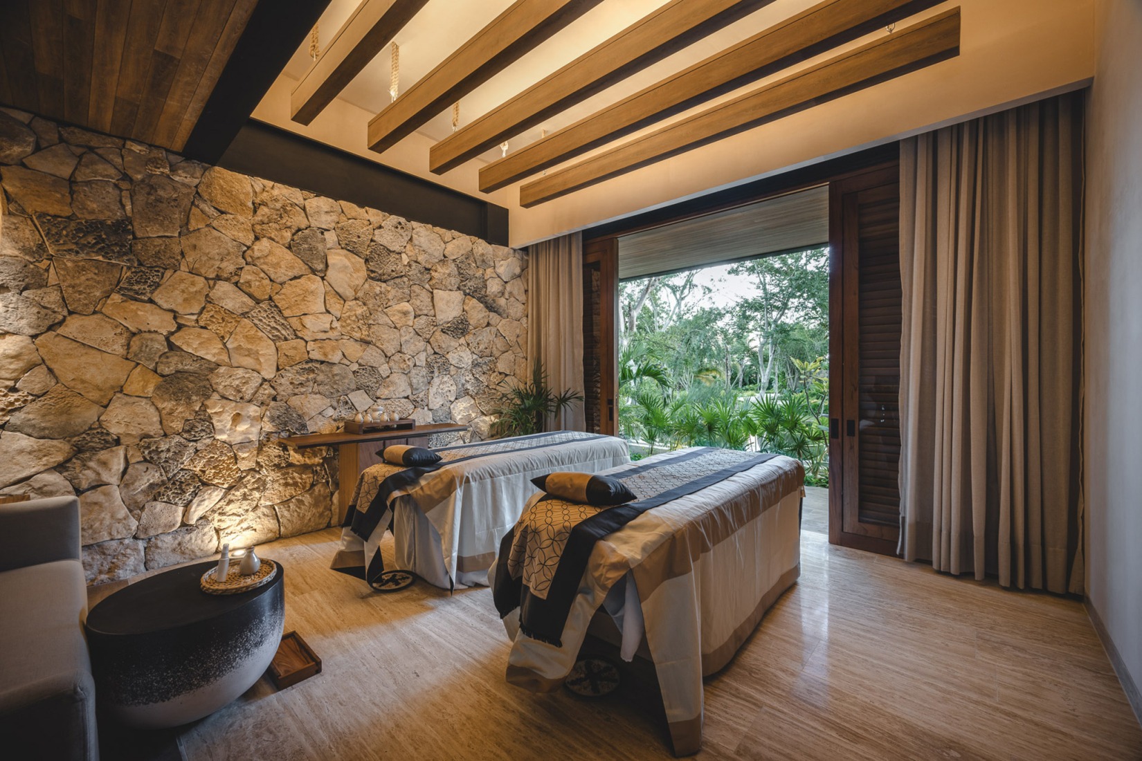 Transición, pausa, contemplación. Spa Hacienda Xcanatún por TAMA.