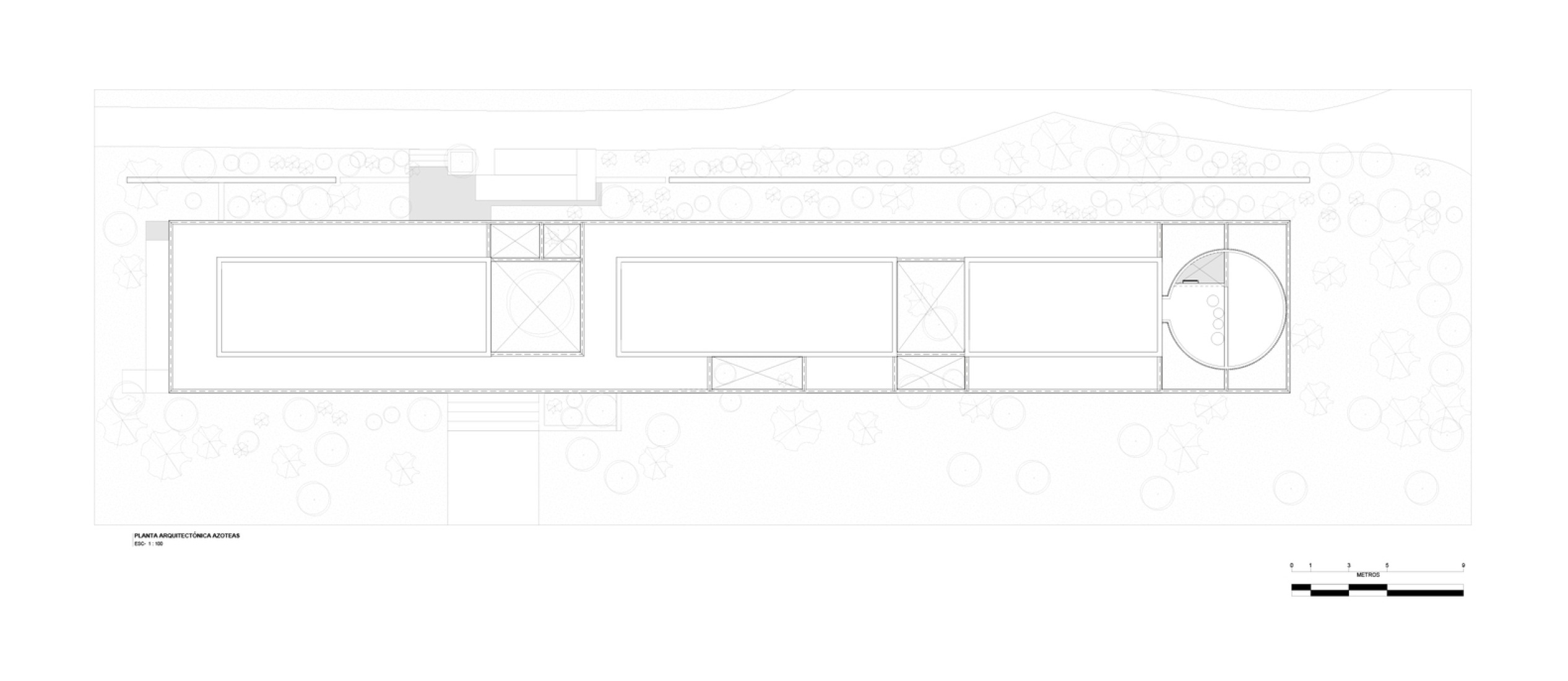 Plano de planta azoteas.