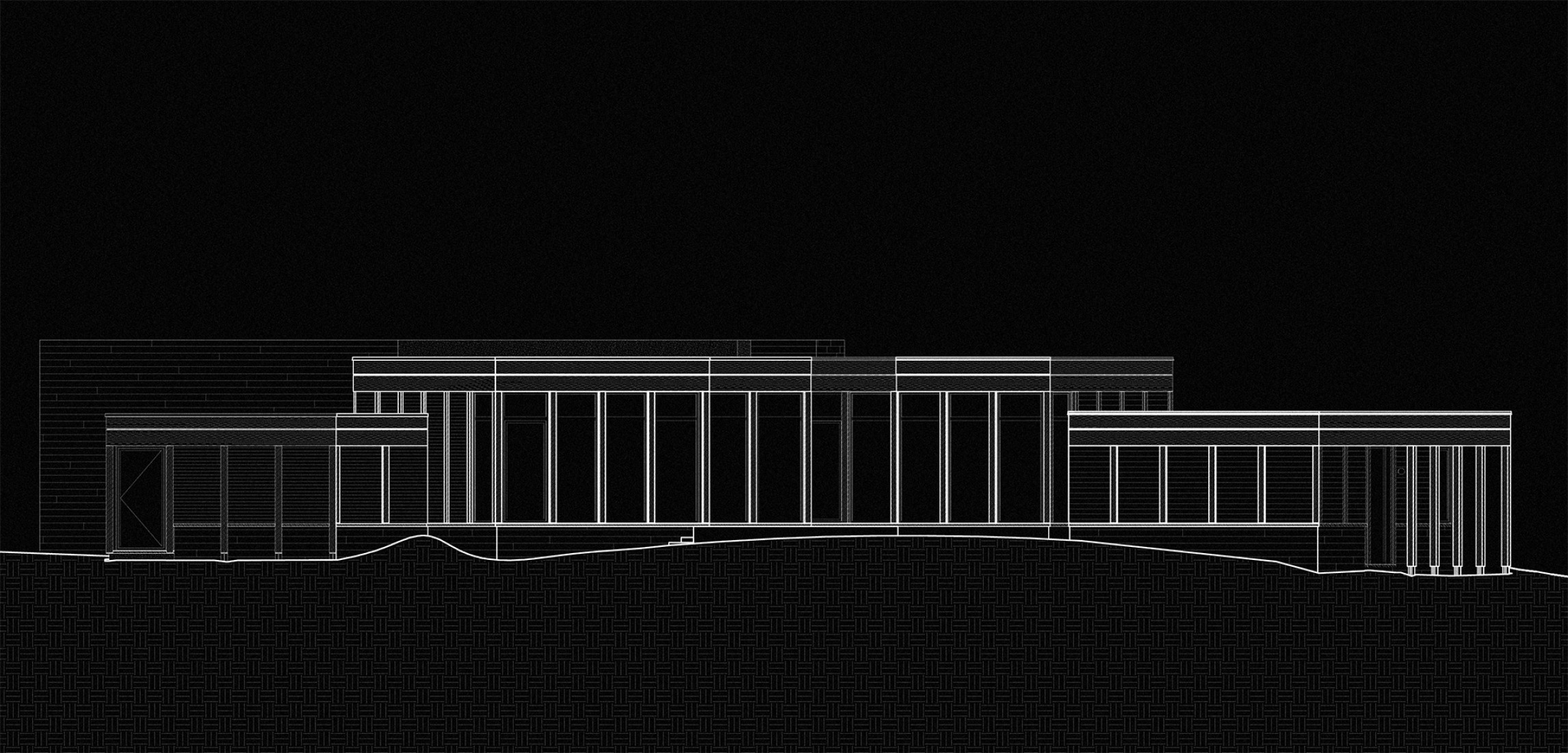 Sección. Casa Sono por Atelier Carle.