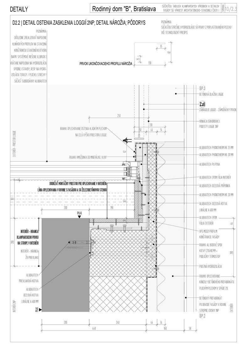 Detail. Single-family house on the Danube backwater by Čechvala architects.