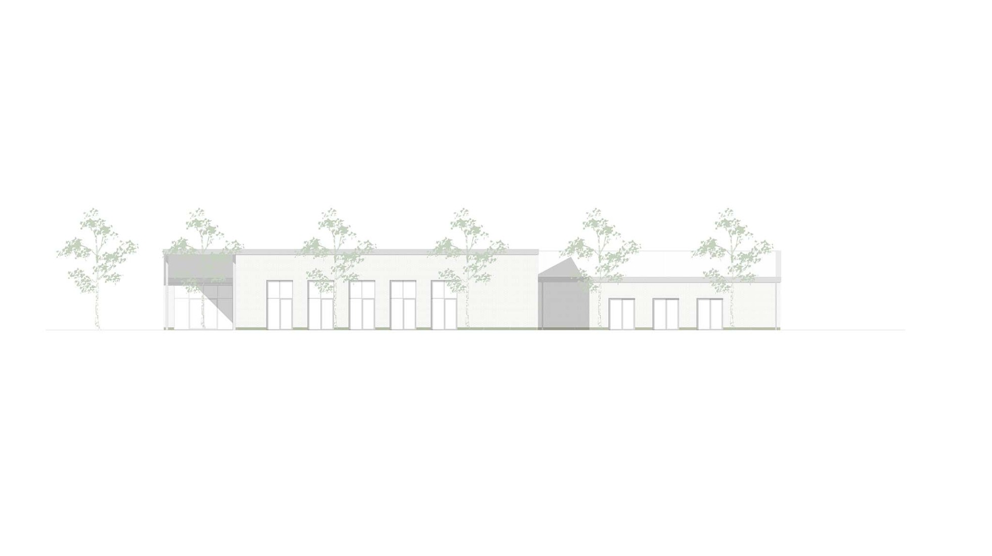 Alzado. Pegode por ENOF Architectuur.