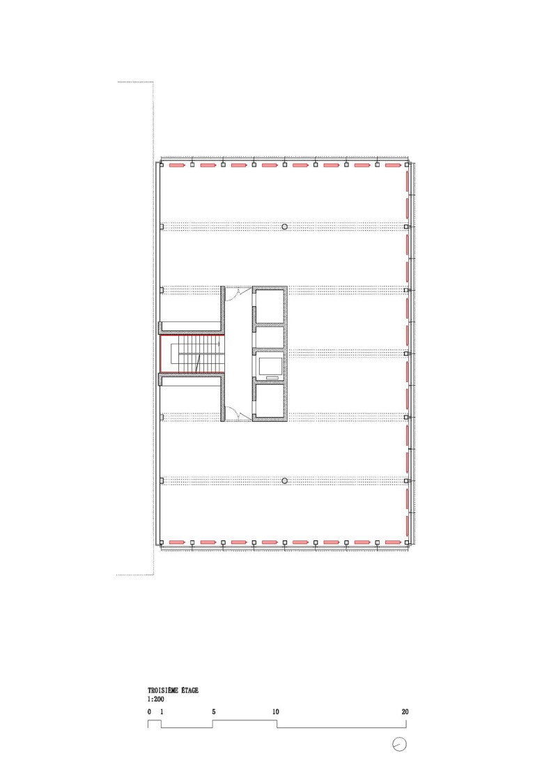 Third floor plan. Mosso by NOMOS.