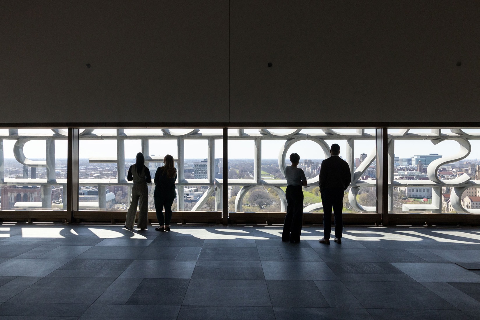 El Salón del Cielo del Museo del Centro Presidencial Obama en Chicago, Illinois, el miércoles 8 de abril de 2026. Fotografía de Taylor Glascock. Cortesía de la Fundación Obama.