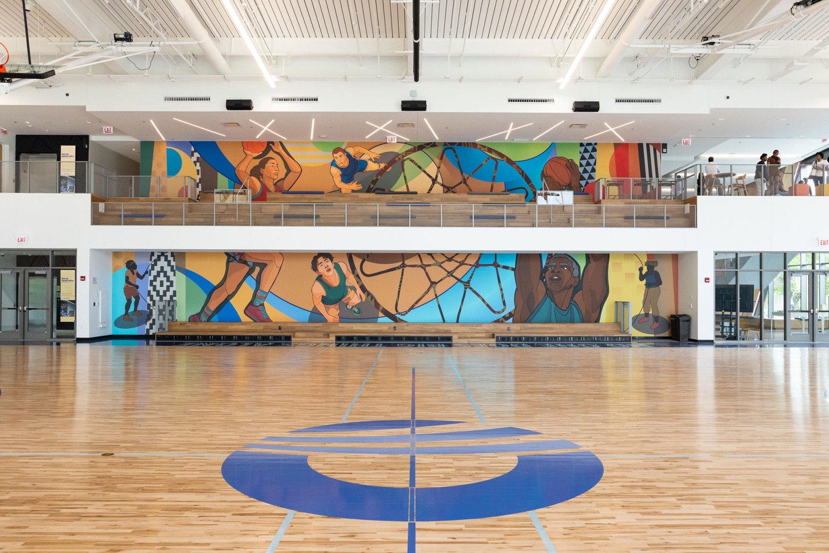 El Home Court del Museo del Centro Presidencial Obama en Chicago, Illinois. Cortesía de la Fundación Obama.