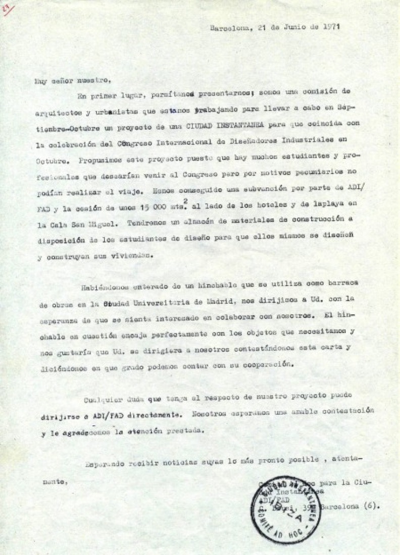 Quaderns #264 Congreso ICSID y la ‘Instant City’.  Cuadernos de Arquitectura y Urbanismo Any: 1971 Núm.: 81 