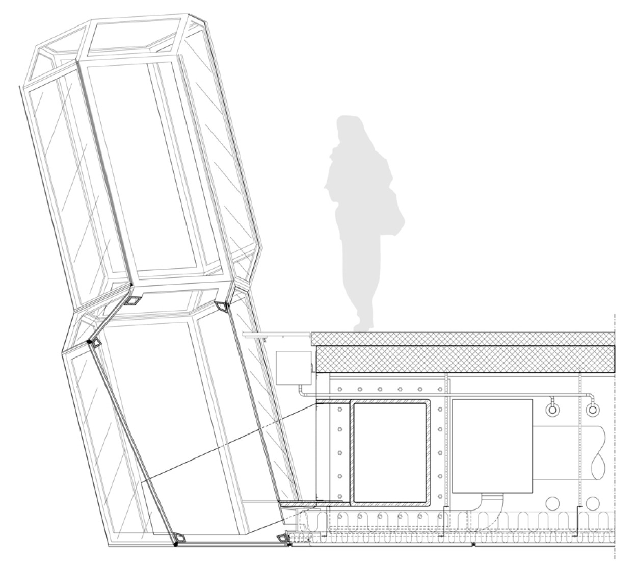 Detalle de modulo de fachada. Imagen: Henning Larsen Architects.