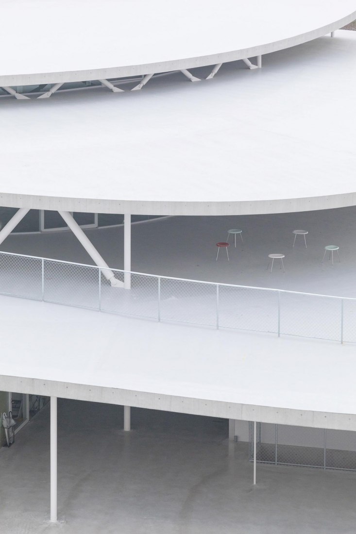 Arts and Science faculty building of Osaka University of Arts by Kazuyo Sejima. Photograph by Vincent Hecht