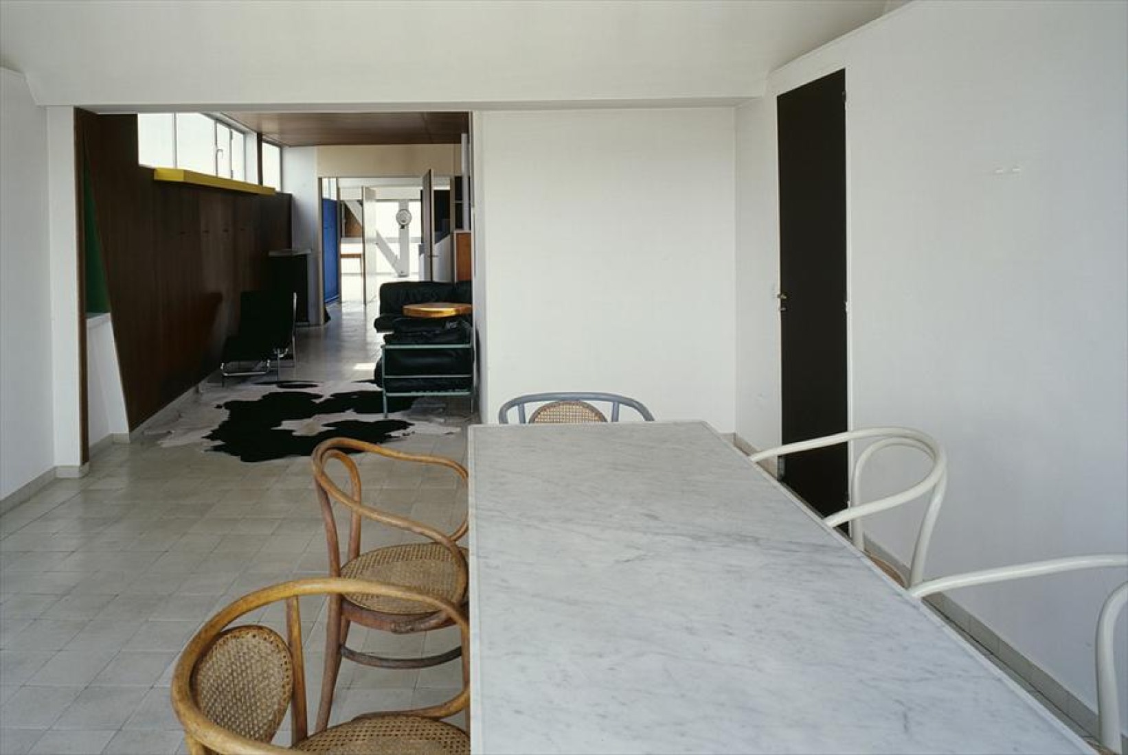 Apartamento de Le Corbusier. Fotografía © Olivier Martin-Gambier 2005. Fundación Le Corbusier.