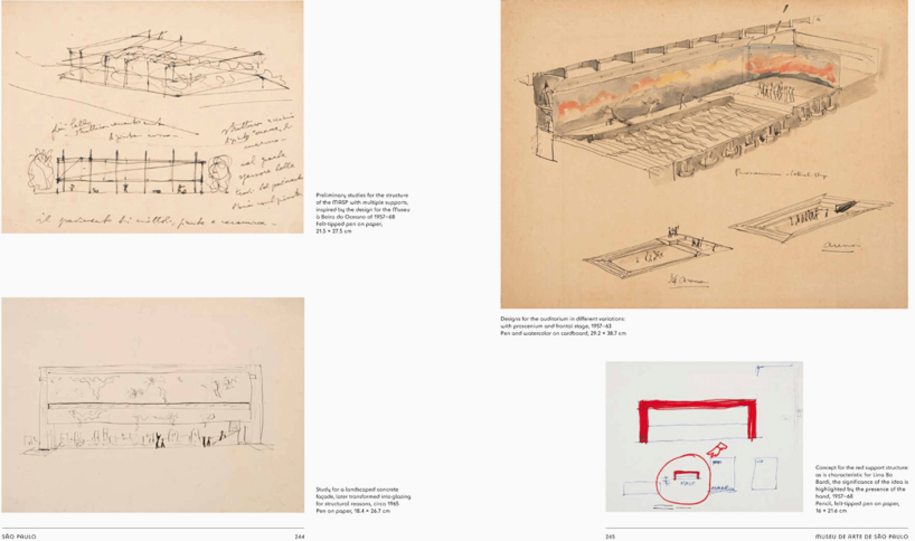 Páginas interiores.  Lina Bo Bardi 100 – Brazil’s Alternative Path to Modernism.