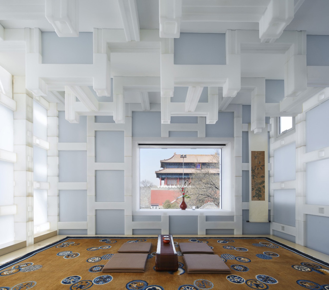 Inside image. Beijing Tea House by Kengo Kuma and associates. Photograph © Koji Fujii/Nacasa & Partners Inc.